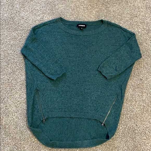Express high low side zipper sweater - Picture 4 of 5